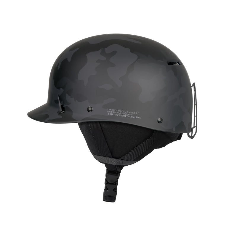 Sandbox Unisex Classic 2.0 Snow Ski and Snowboard Helmet - Black Camo | Medium - Image 2